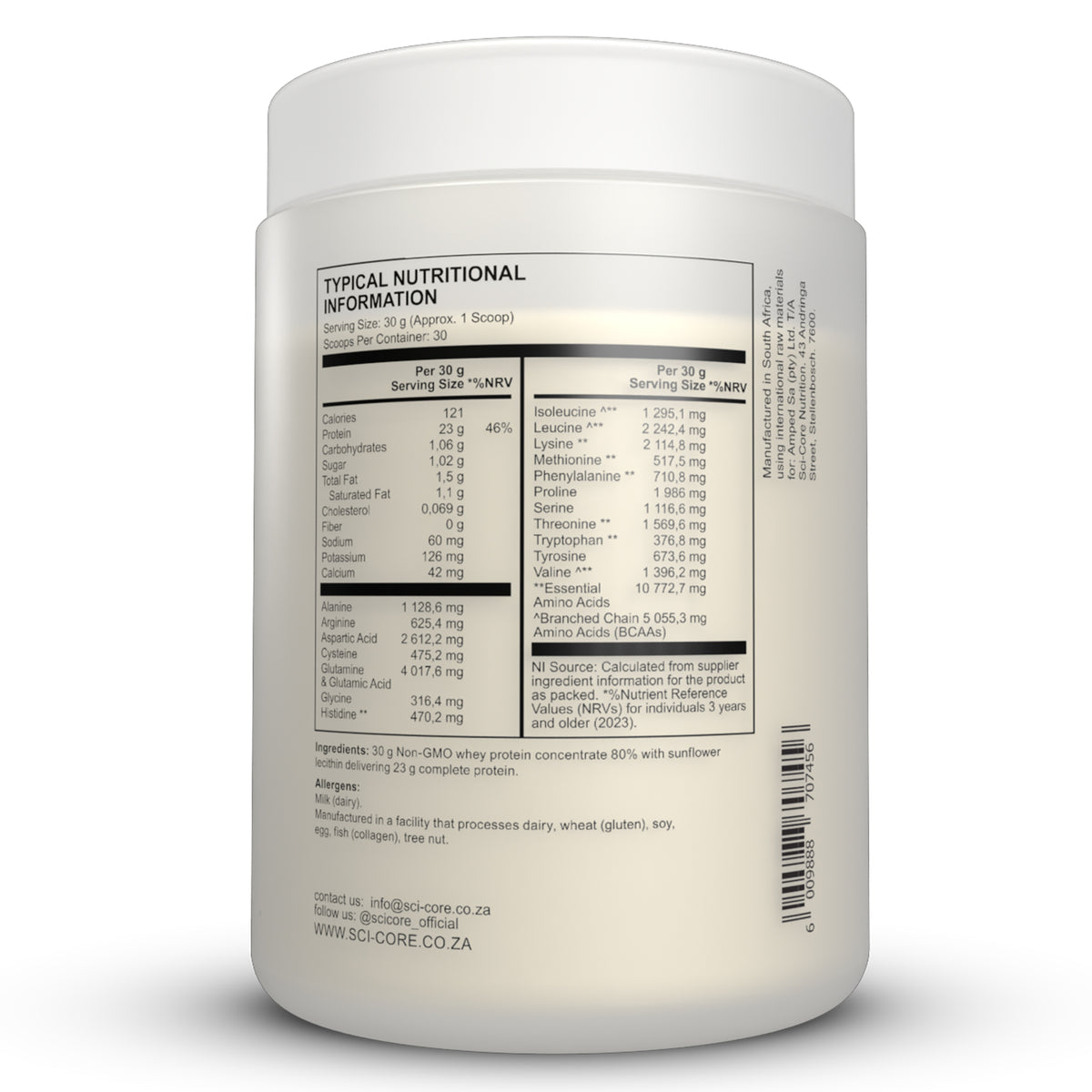 NAKED NATURAL WHEY PROTEIN unflavoured - 900g | 30 servings (new)