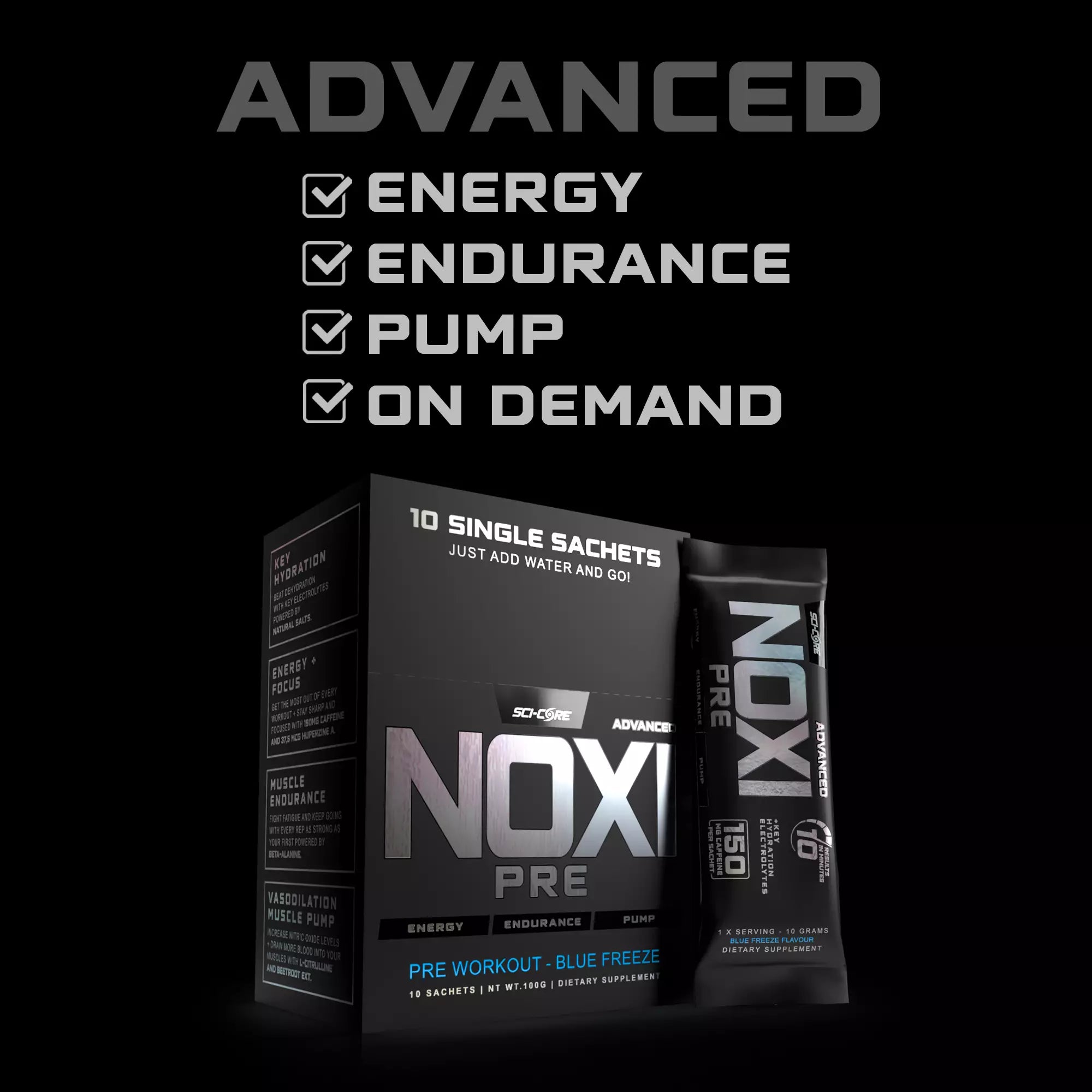 NOXI PRE 10 x single serving sachets