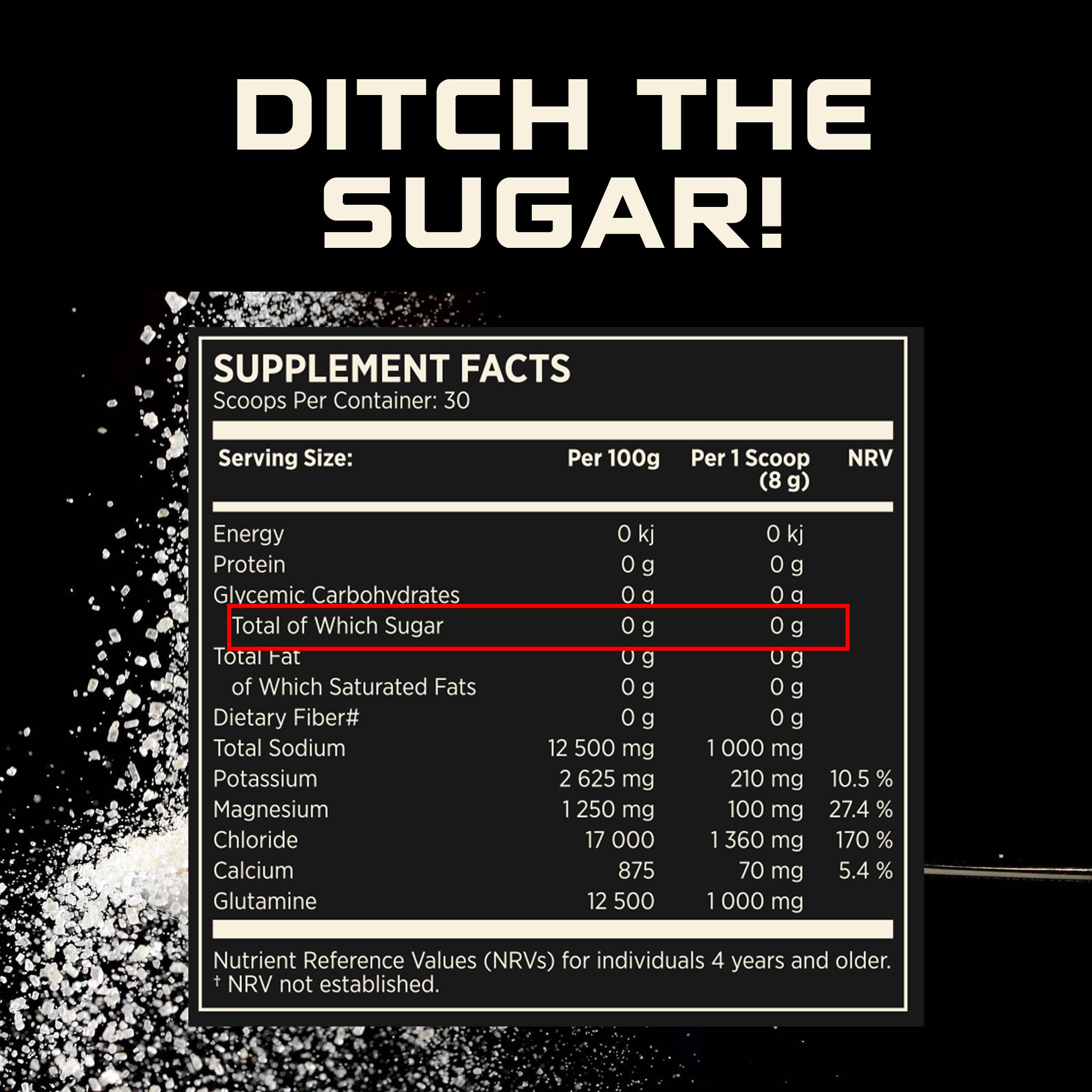 HYDRATION SALT Blood Orange - 240g | 30 servings