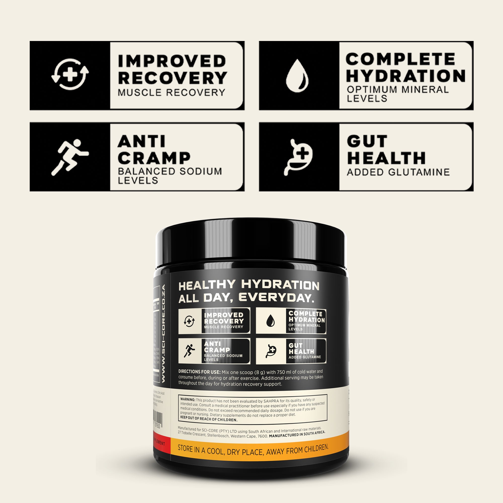 HYDRATION SALT Blood Orange - 240g | 30 servings