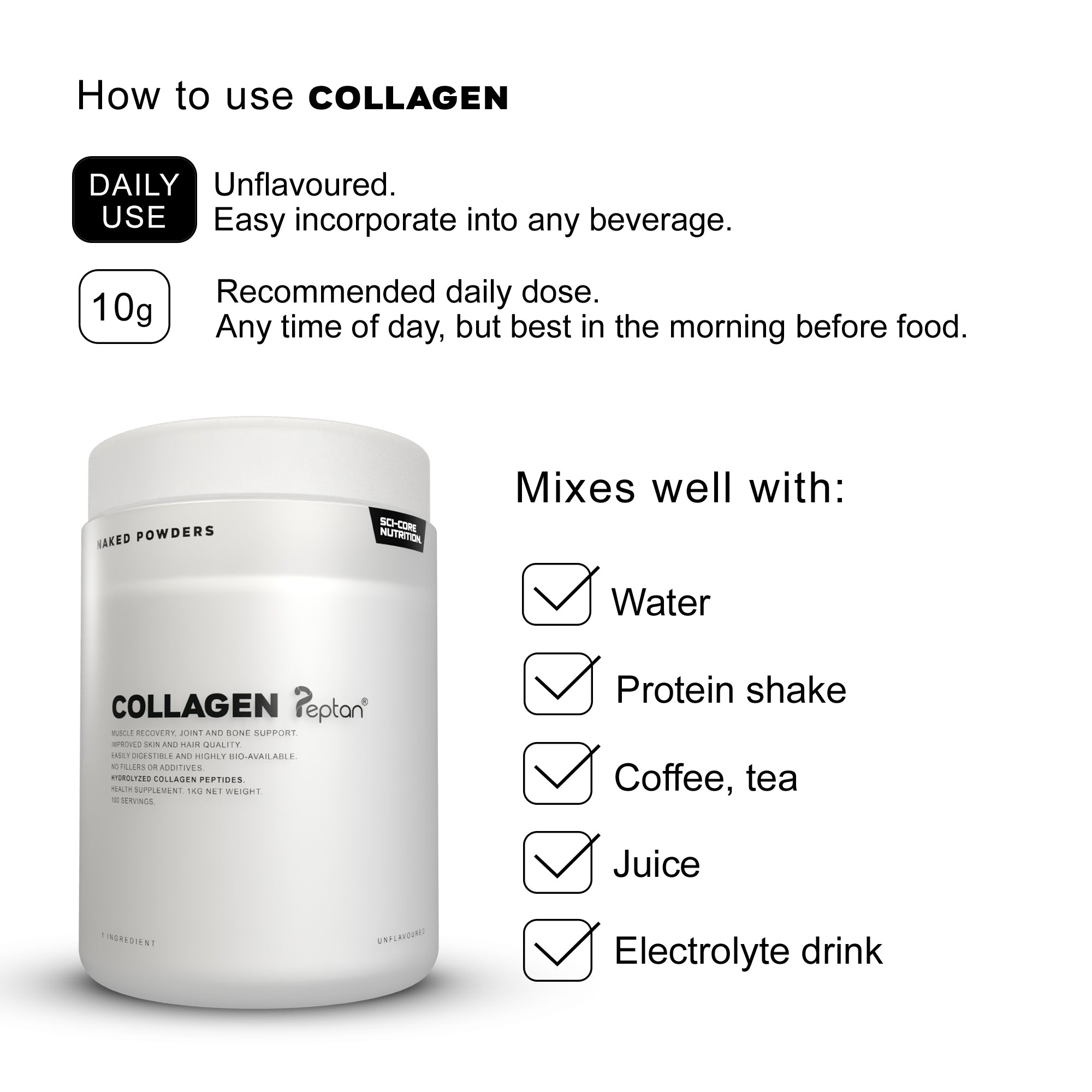 COLLAGEN - 1kg | 100 servings