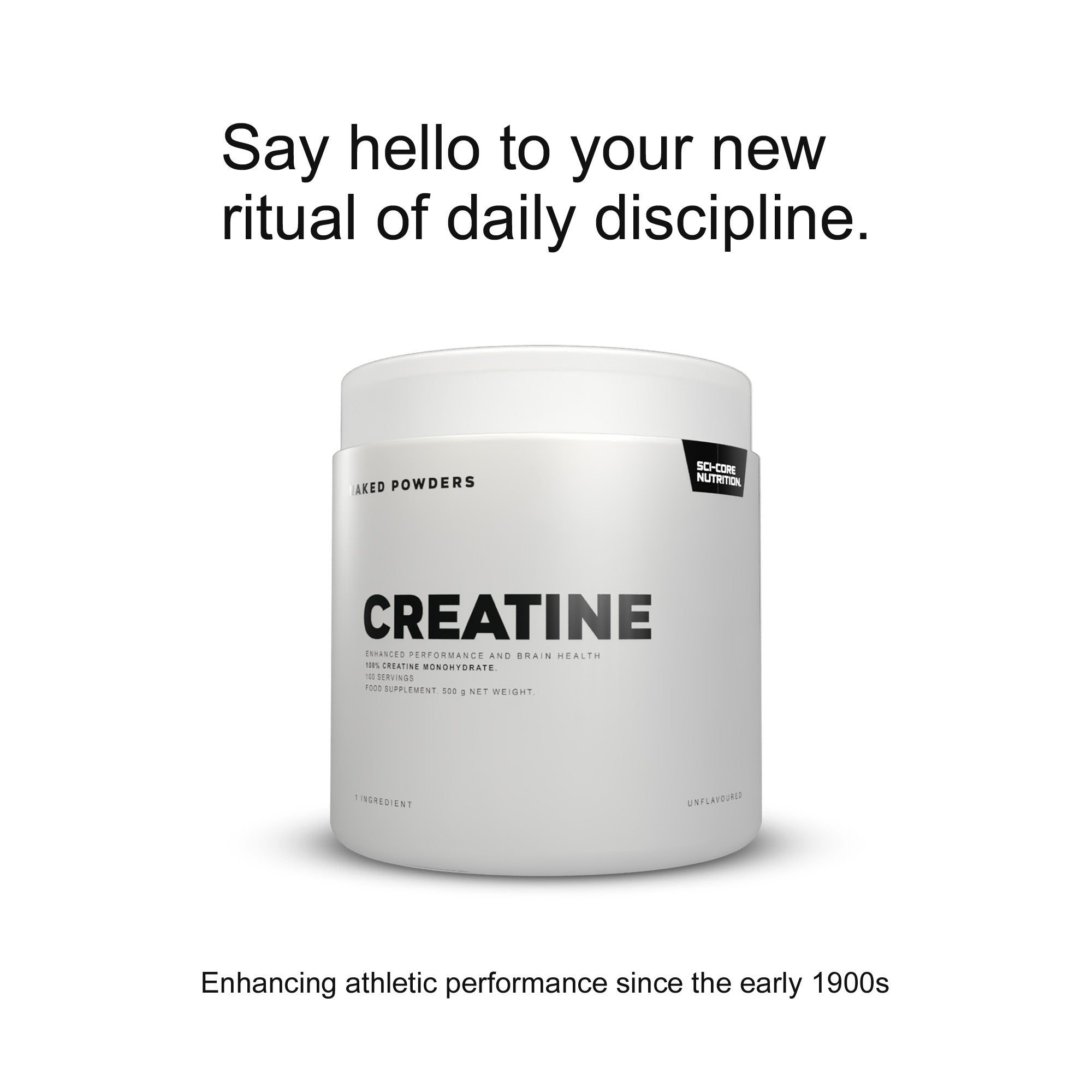 NAKED CREATINE MONOHYDRATE - 500g | 100 Servings