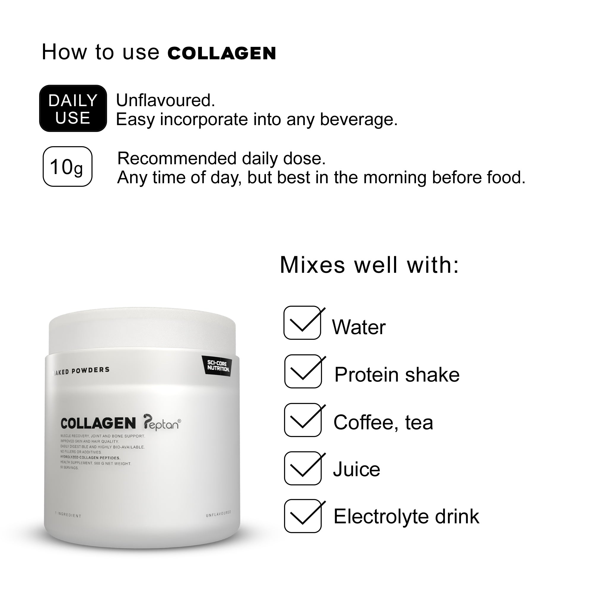 COLLAGEN - 500g | 50 servings