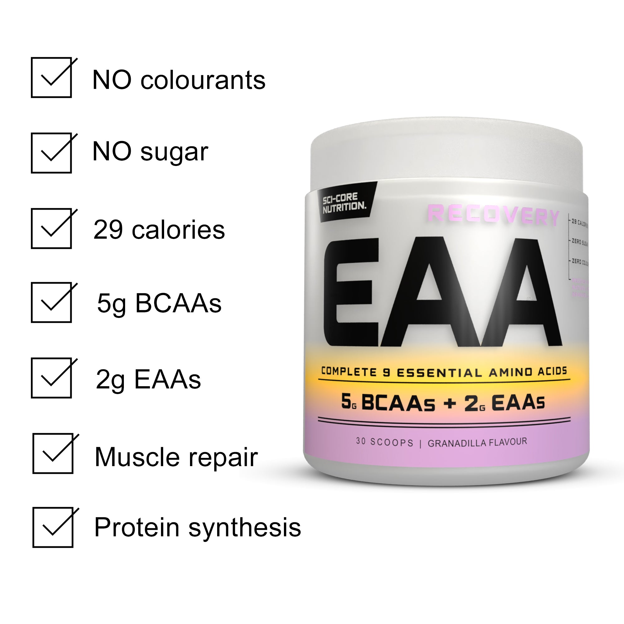 Recovery EAA + BCAAs Granadilla - 300g | 30 servings (new)