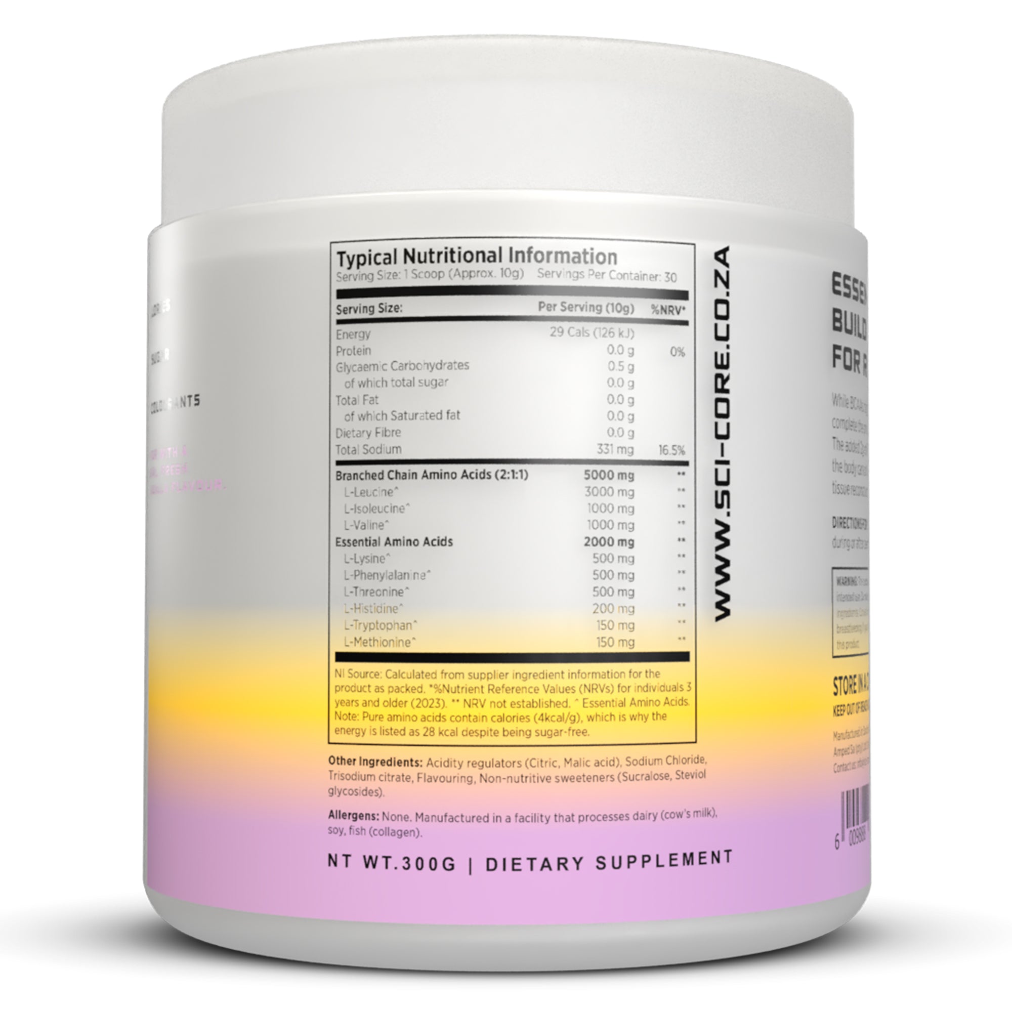 Recovery EAA + BCAAs Granadilla - 300g | 30 servings (new)