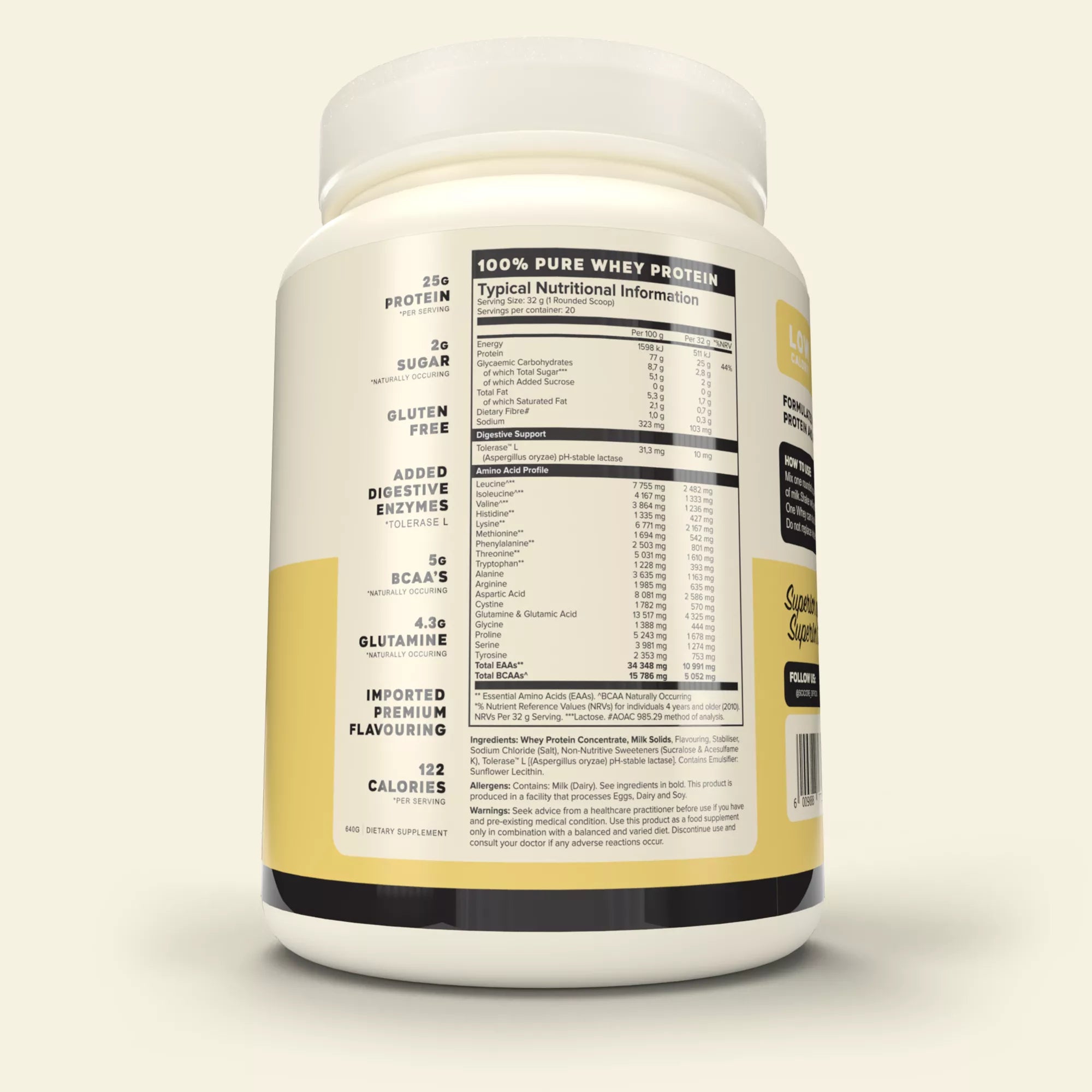 ONE WHEY Whey Protein - Vanilla Custard