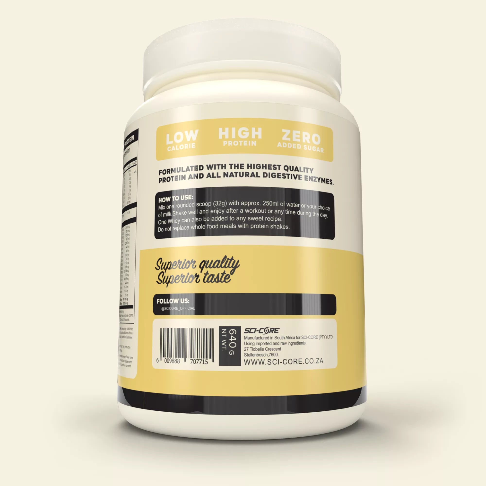 ONE WHEY Whey Protein - Vanilla Custard