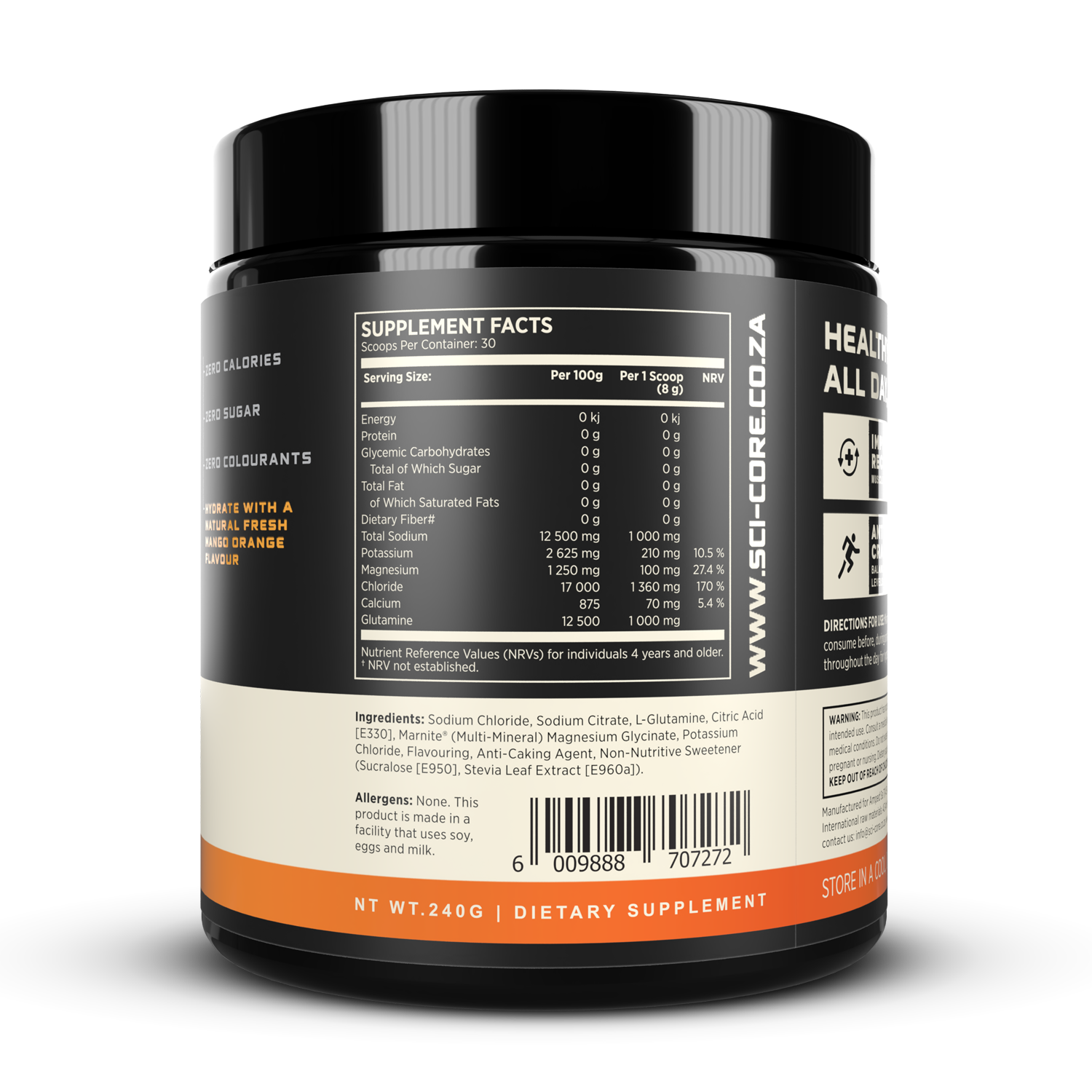 HYDRATION SALT Mango Orange
