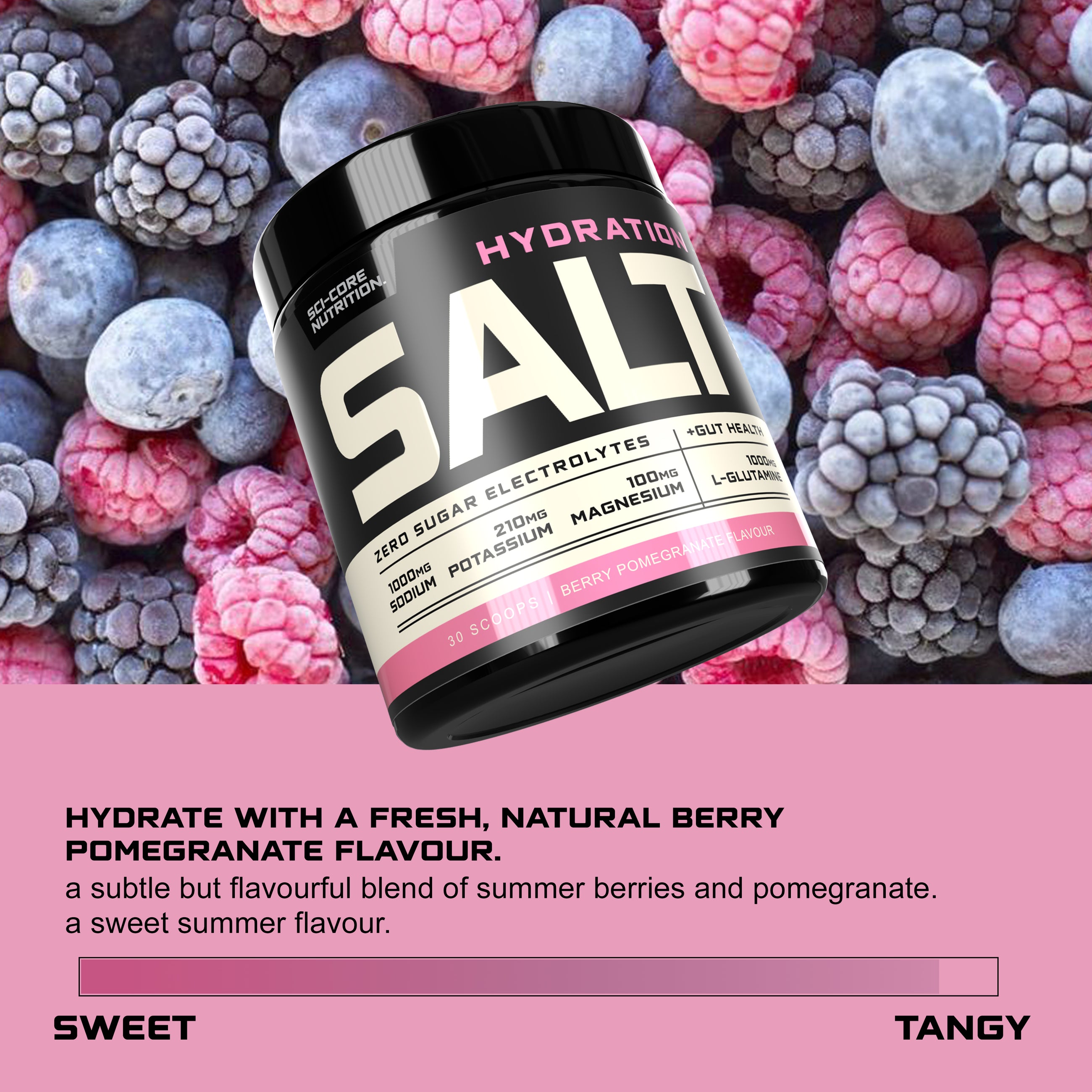 HYDRATION SALT Berry Pomegranate - 240g | 30 servings