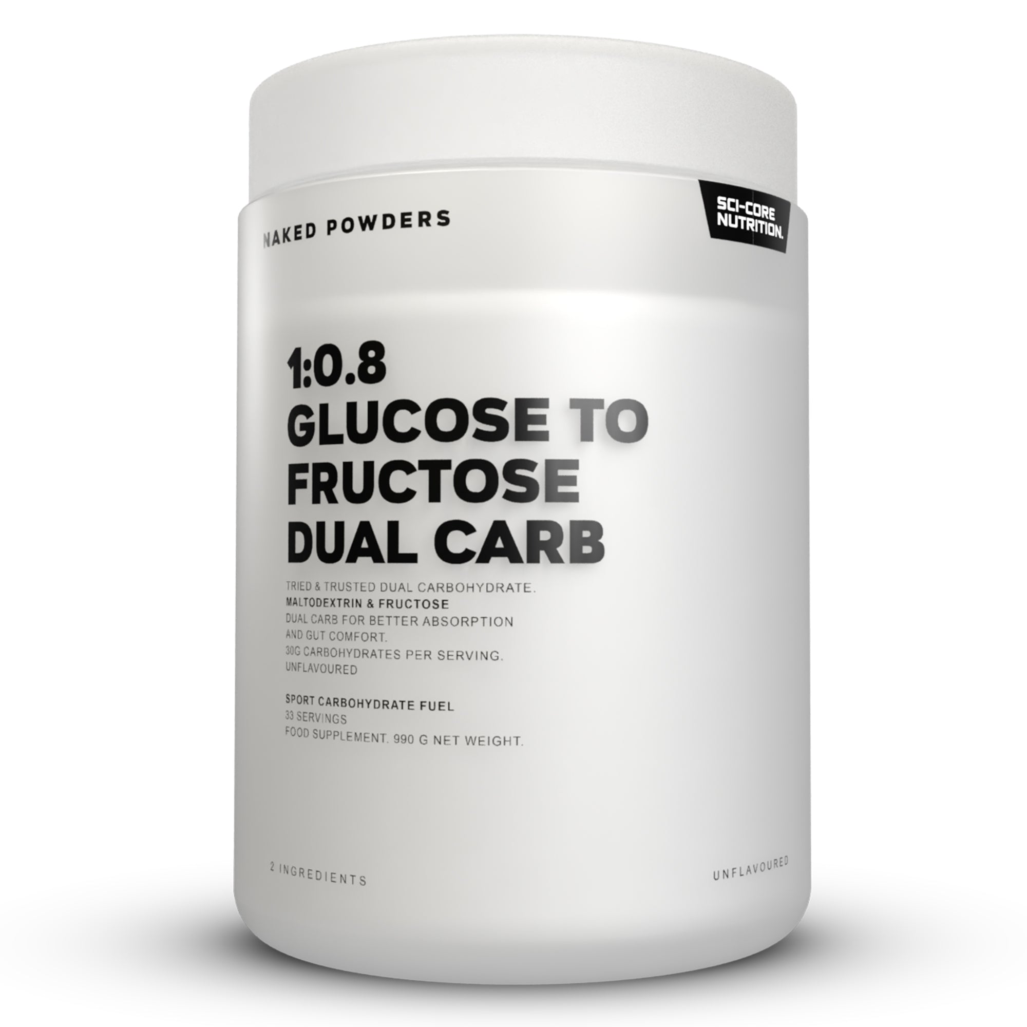 Dual Carb - 1:0.8 Glucose to Fructose - 990g | 33 servings