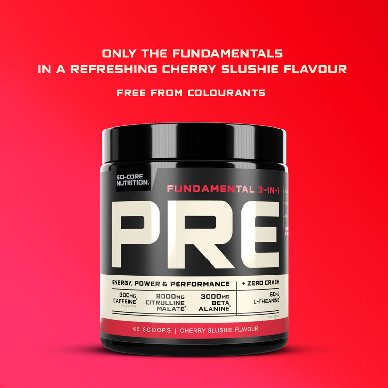 Fundamental 3-in-1 PRE Cherry Slushie - 300g | 60 scoops