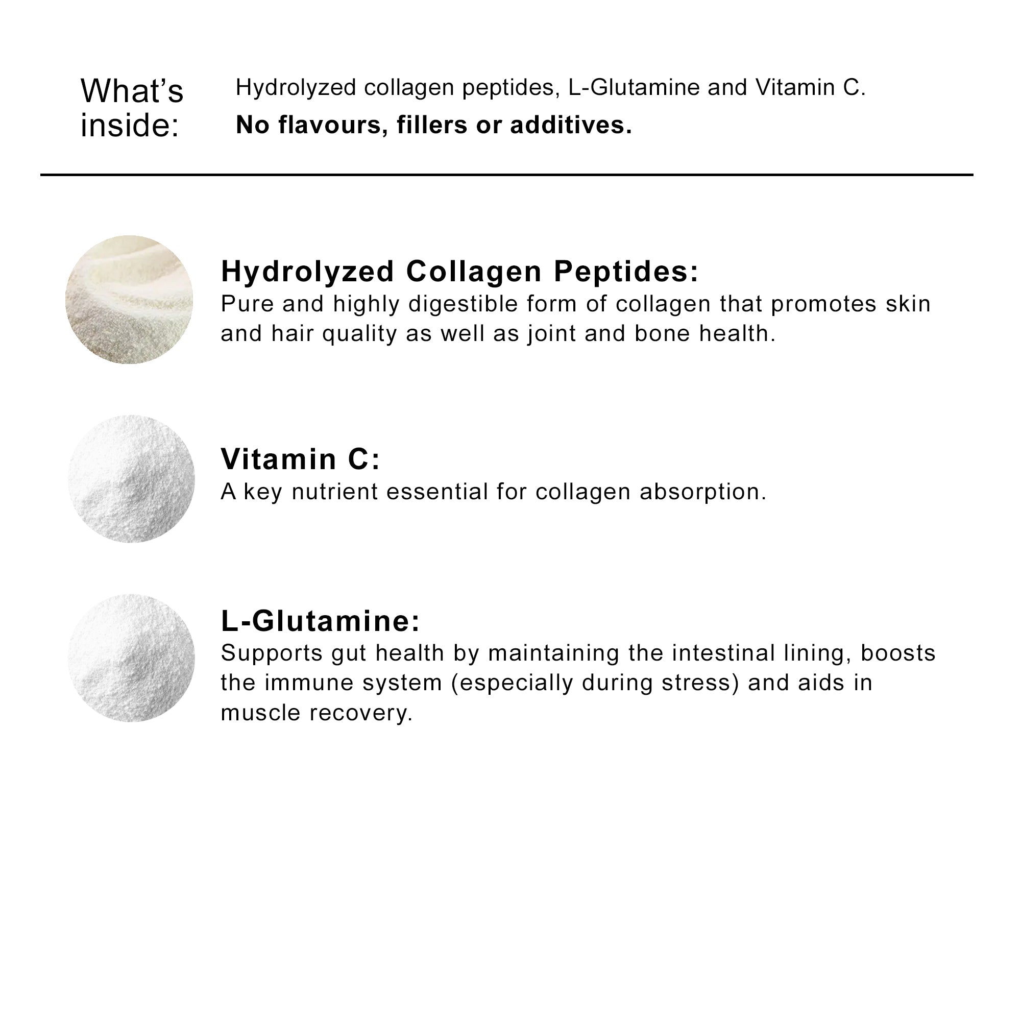 COLLAGEN, L-GLUTAMINE, VIT C - 456g | 30 servings