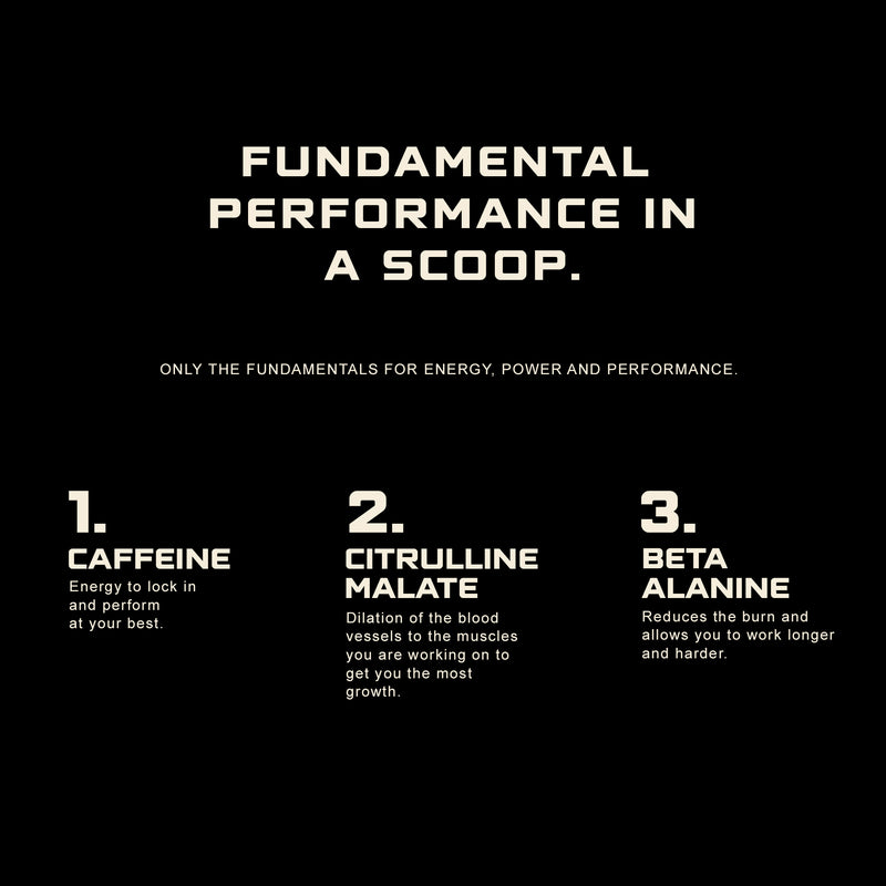 Fundamental 3-in-1 PRE  Lemonade - 300g | 60 scoops