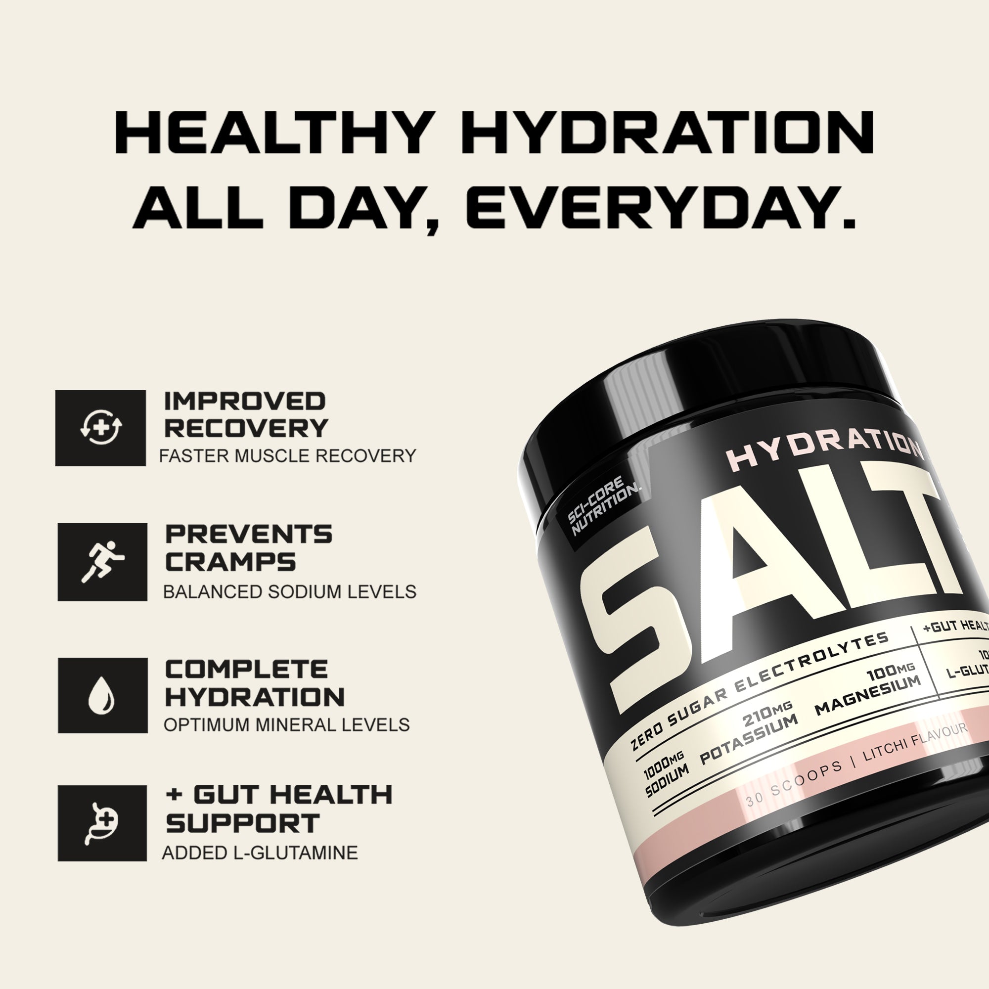 HYDRATION SALT Litchi flavour