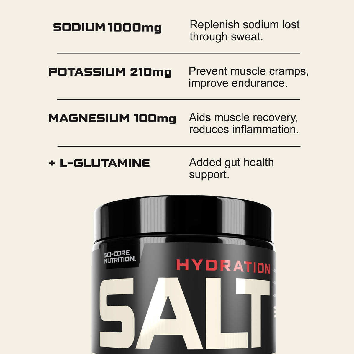 HYDRATION SALT Apple - 240g | 30 servings (New)