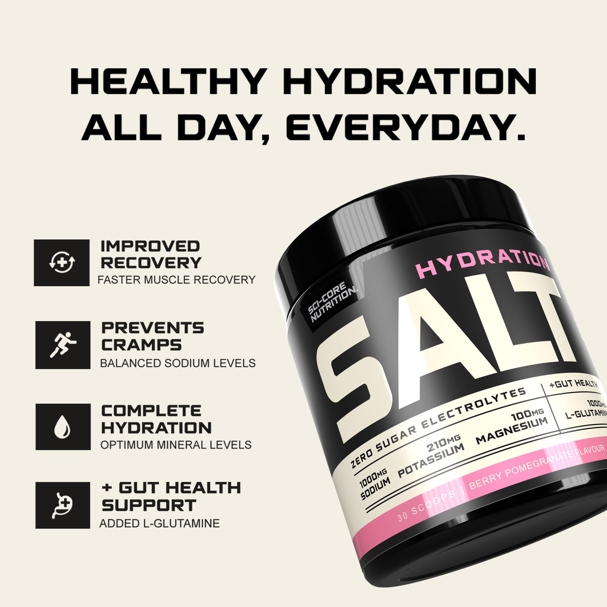 HYDRATION SALT Berry Pomegranate