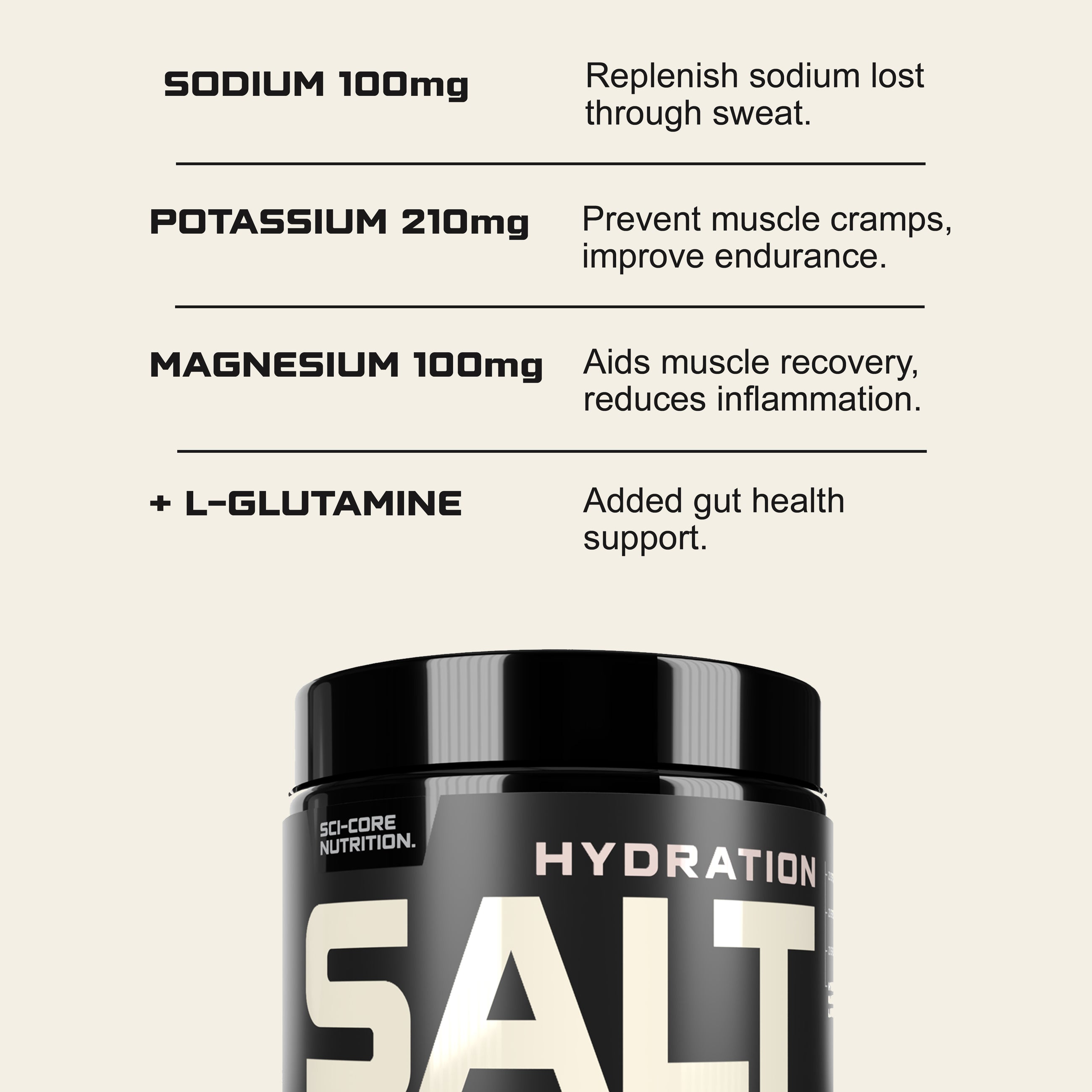 HYDRATION SALT Litchi - 240g | 30 servings
