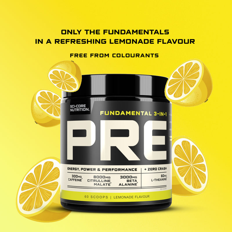 Fundamental 3-in-1 PRE  Lemonade - 300g | 60 scoops