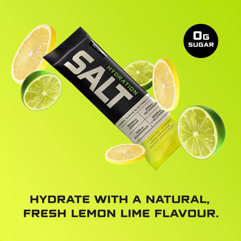 HYDRATION SALT Lemon Lime 10 x single serving sachets
