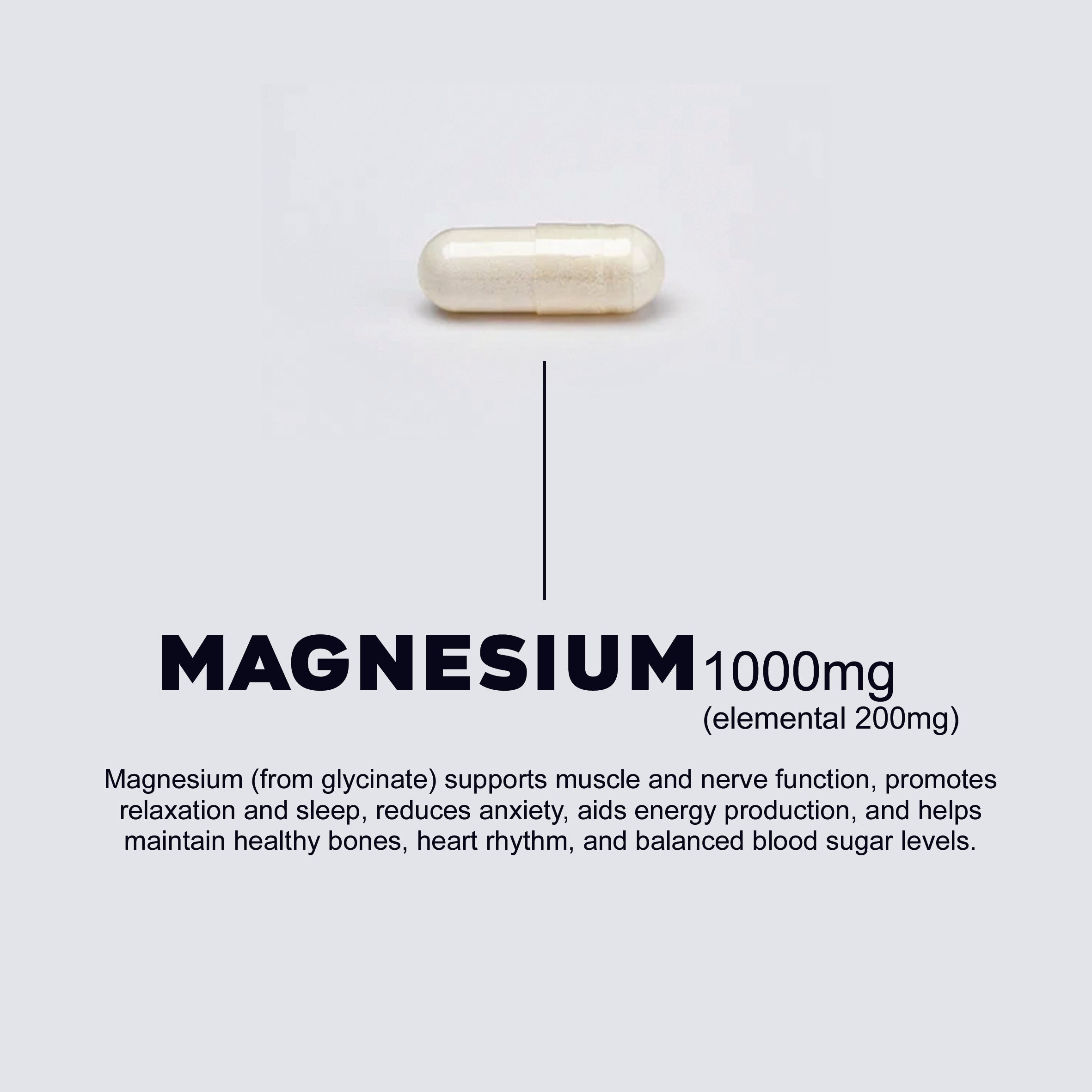 NAC, Magnesium, Omega 3, Vit D3 + K2, Rhodiola Rosea - 30 daily packs