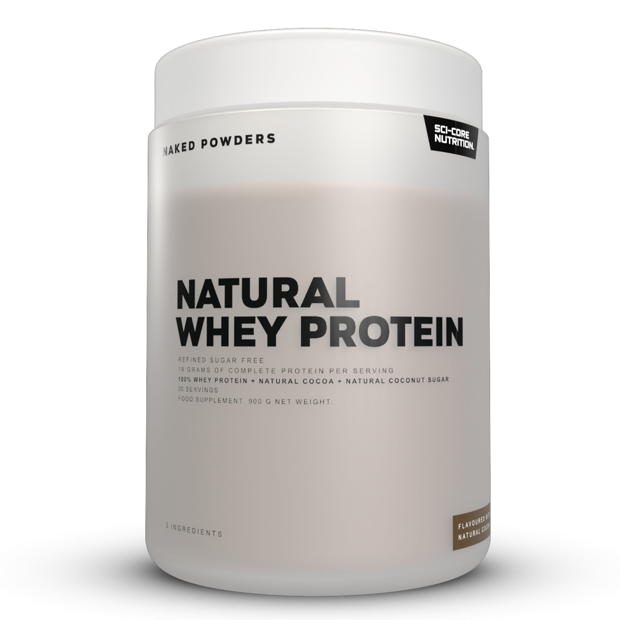 NAKED NATURAL WHEY PROTEIN + Cocoa + Coconut Sugar - 900g | 30 servings (new)