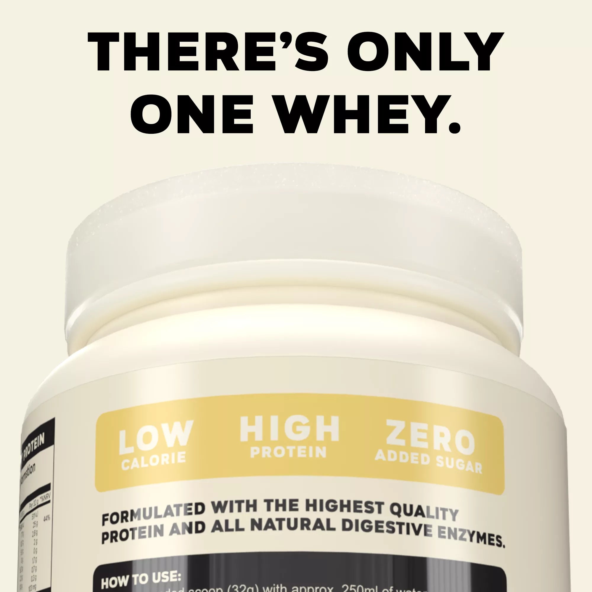 ONE WHEY Whey Protein - Vanilla Custard