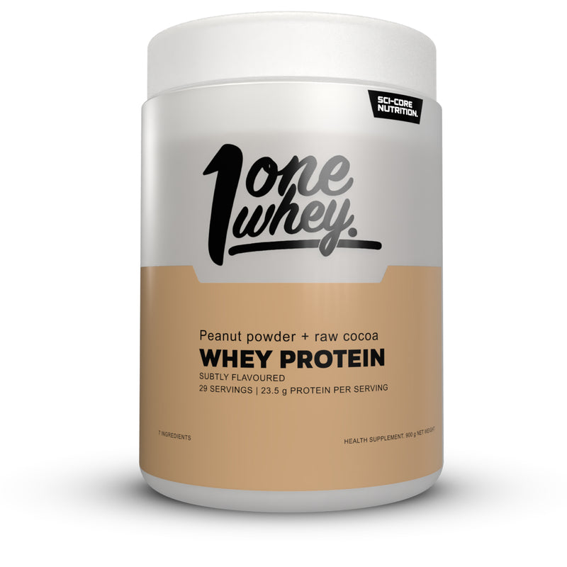 ONE WHEY PROTEIN + Peanut powder + Raw Cocoa - 900g | 29 servings (new)