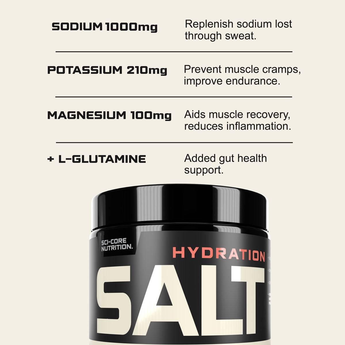 HYDRATION SALT Peach - 240g | 30 servings (New)