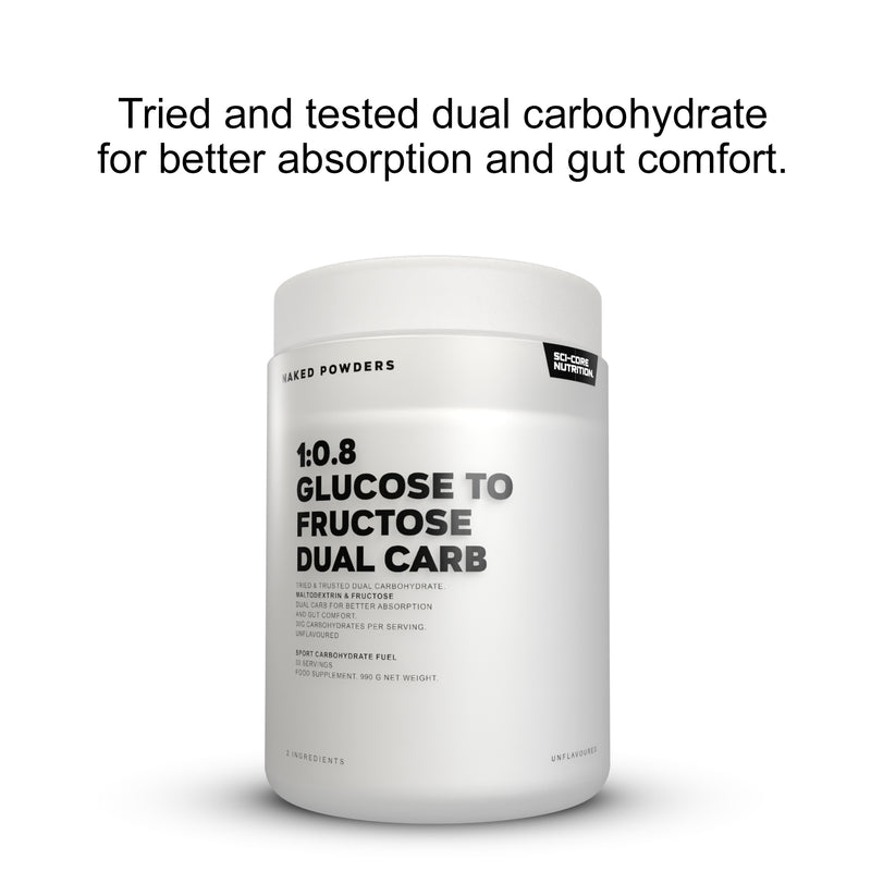 Dual Carb - 1:0.8 Glucose to Fructose - 990g | 33 servings