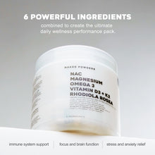 NAC, Magnesium, Omega 3, Vit D3 + K2, Rhodiola Rosea - 30 daily packs