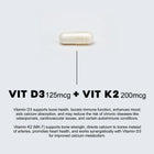 NAC, Magnesium, Omega 3, Vit D3 + K2, Rhodiola Rosea - 30 daily packs