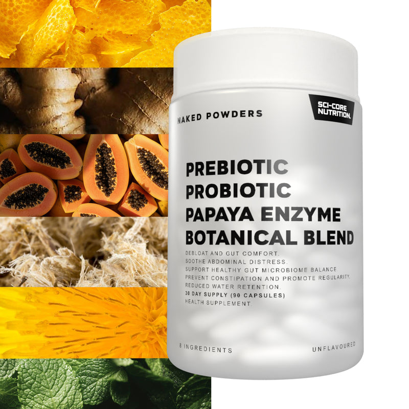 Prebiotic, Probiotic, Papaya Enzyme, Botanical Blend - 90 caps | 30 day supply