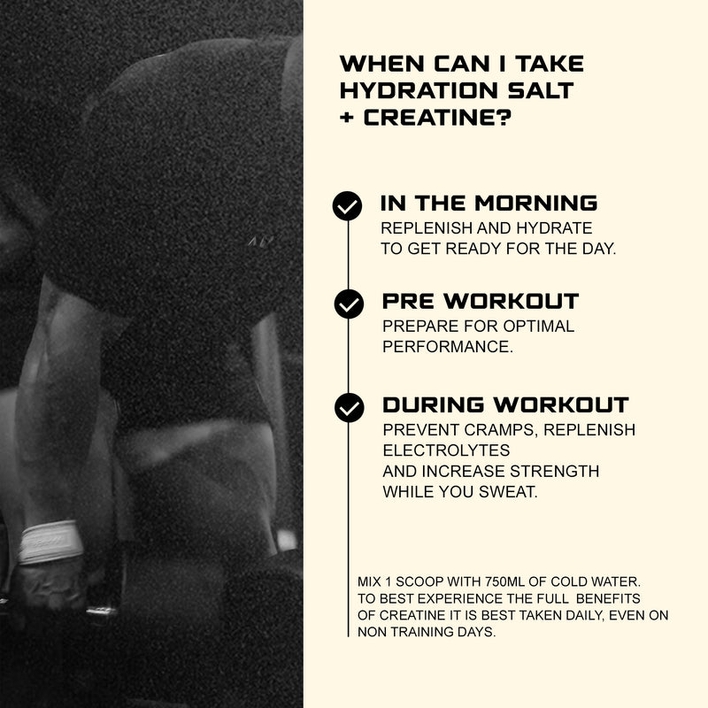 HYDRATION SALT + CREATINE Blood Orange